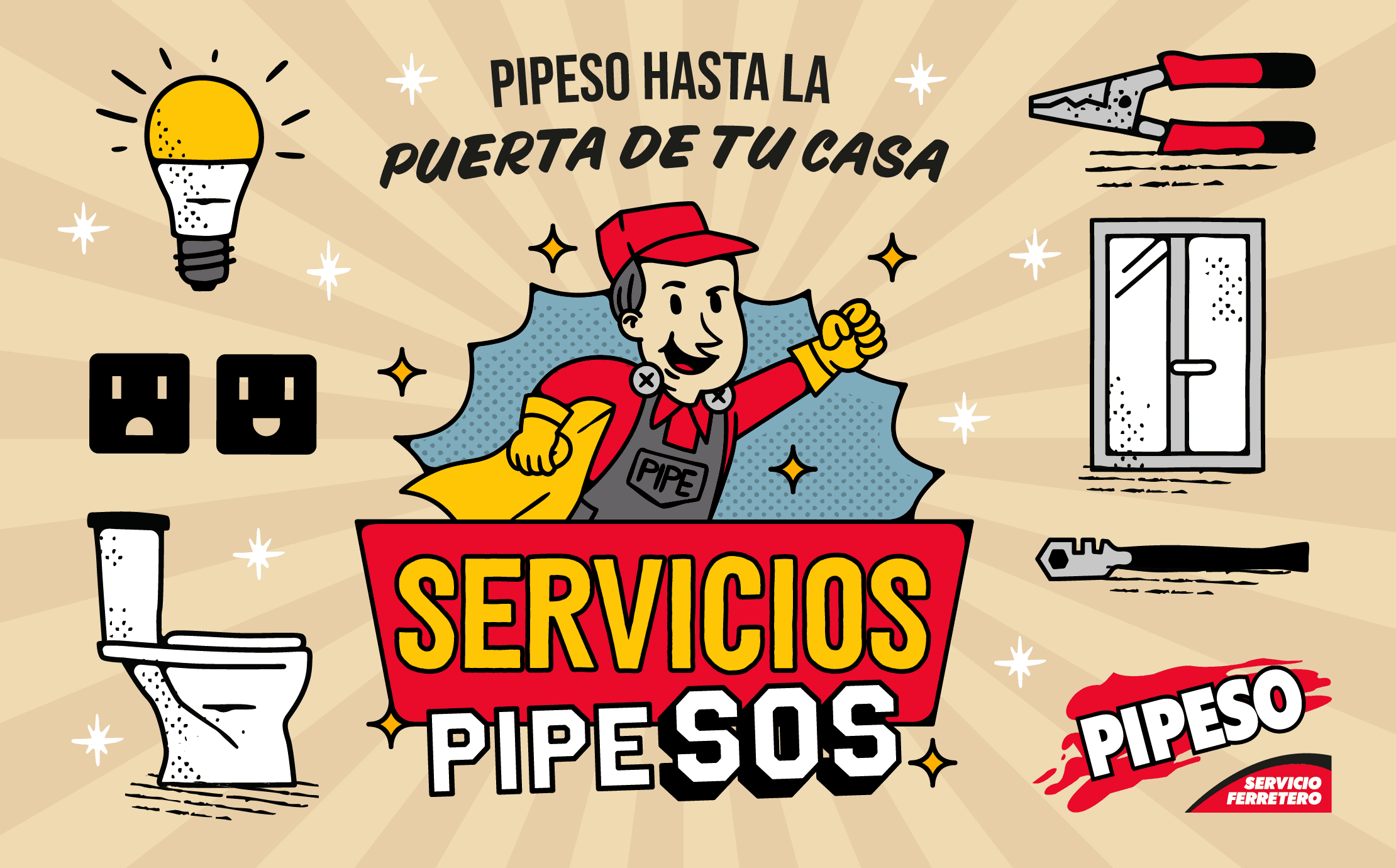 Servicios Pipe SOS: Pipeso hasta la puerta de tu casa, te lo instala